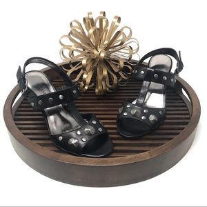 Alfani “Ellis” Black Studded Sandal